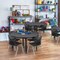 Kee Round Classroom Tables, 36 W, 36 L, 23-34 H, Wood, Metal, Grey TB36RNDGYAPBK - alternate 4